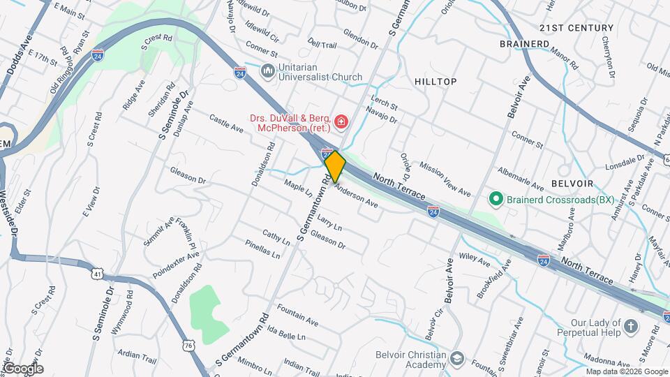 3610 Anderson Ave Map and Location Details