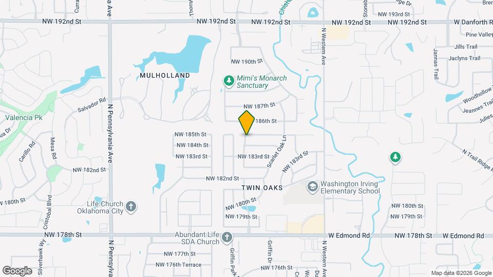 18504 Laurel Oak Dr Mapa y Detalles de la Ubicación