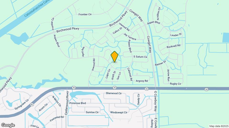 1077 Capri Cir Map and Location Details