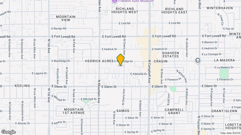 2940 N Adelaide Farms Pl Map and Location Details