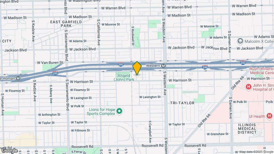 519 S Maplewood Ave Map and Location Details