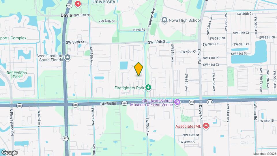 7041 SW 42nd Pl Map and Location Details