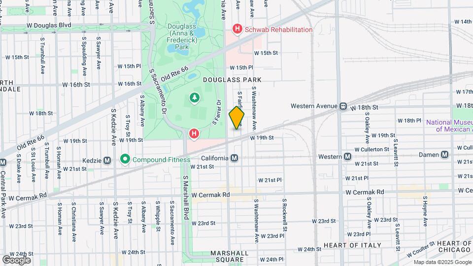 1848 S Fairfield Ave Mapa y Detalles de la Ubicación