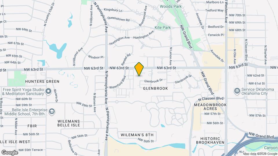 1533 Glenbrook Dr Map and Location Details