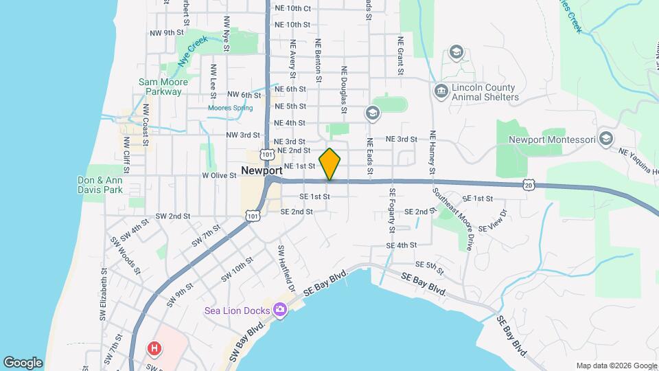 306 E Olive St, Unit Olive Studio Map and Location Details