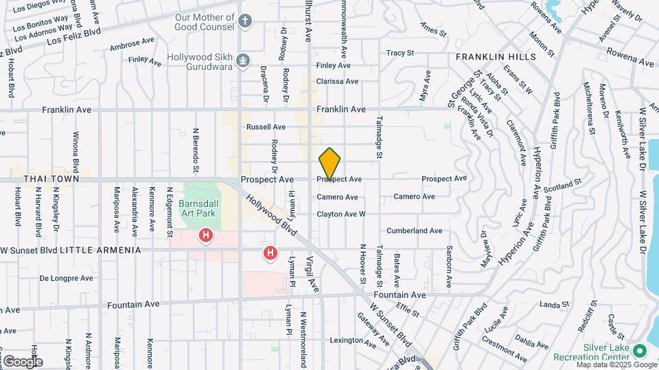 4428 Prospect Ave Map and Location Details