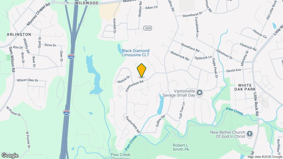 7416 Pawtuckett Rd Map and Location Details