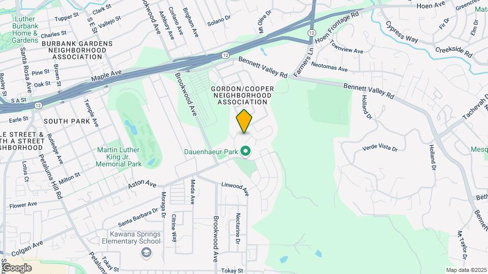 1323 Gordon Ln Map and Location Details