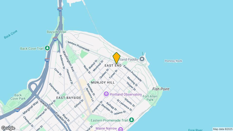 246 Eastern Promenade Mapa y Detalles de la Ubicación