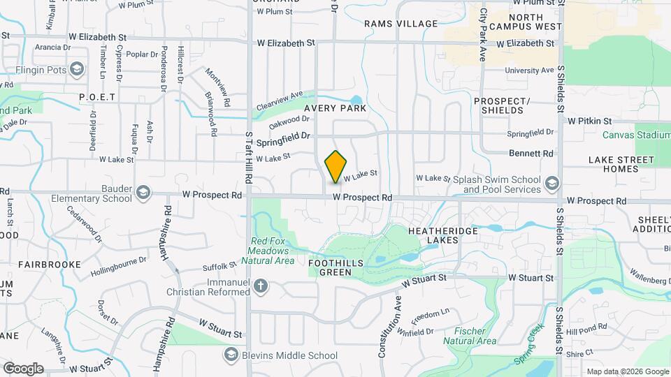 1505 Skyline Dr Map and Location Details