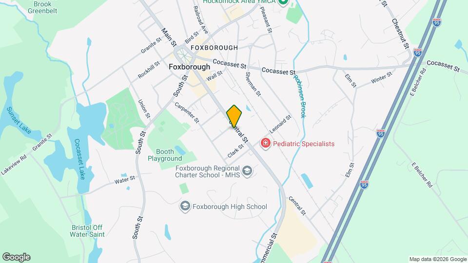 105 Central St Map and Location Details