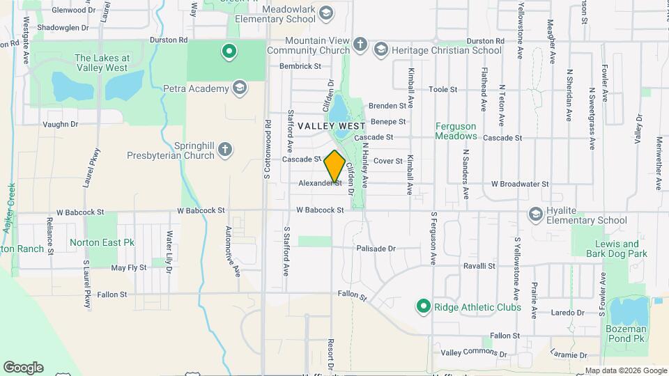 4442 Alexander St Map and Location Details