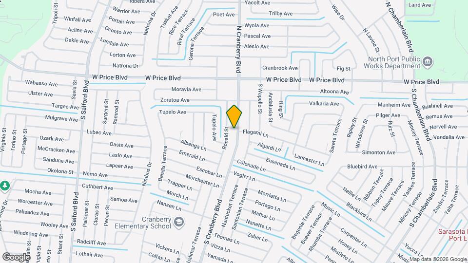 1523 S Cranberry Blvd Map and Location Details