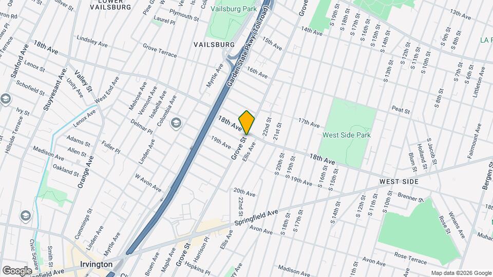 684 Grove St Map and Location Details