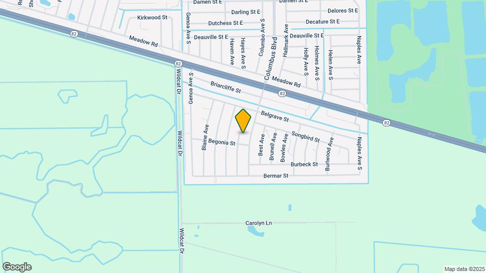 1247 Bacon Ave Map and Location Details