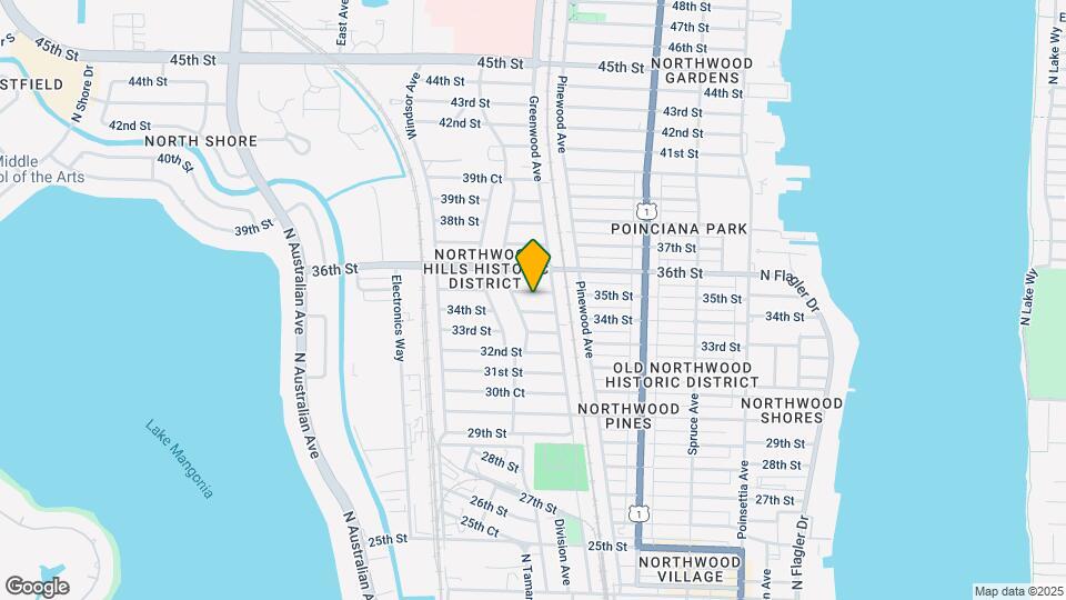 816 35th St Map and Location Details