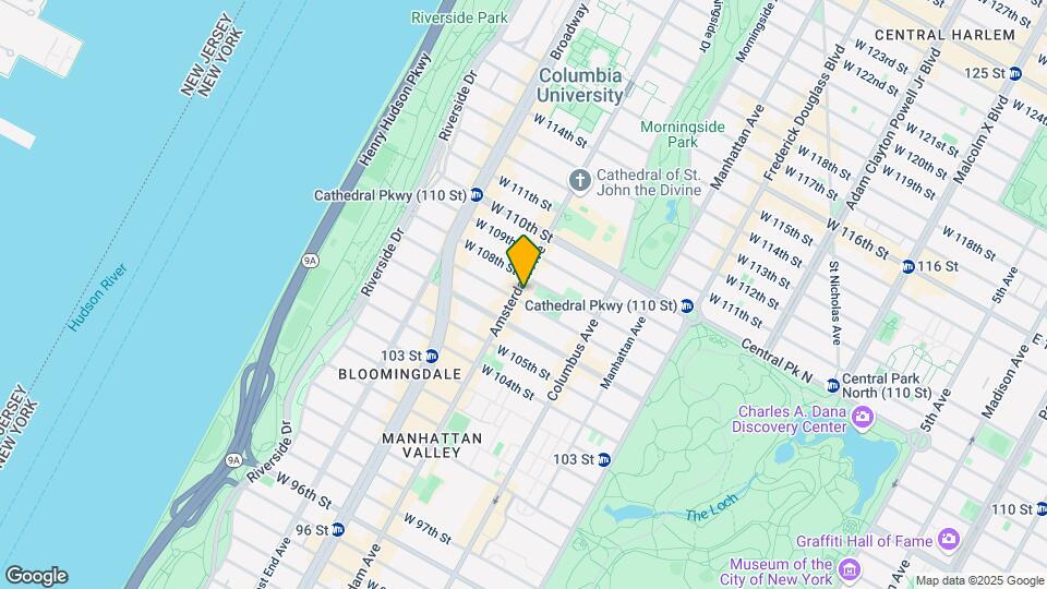 963 Amsterdam Ave Map and Location Details