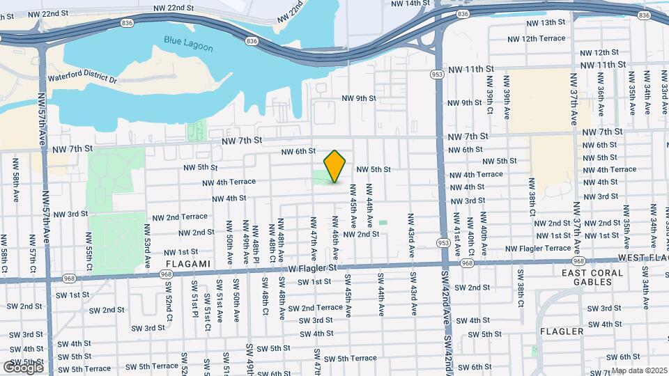 4555 NW 4th Terrace Map and Location Details