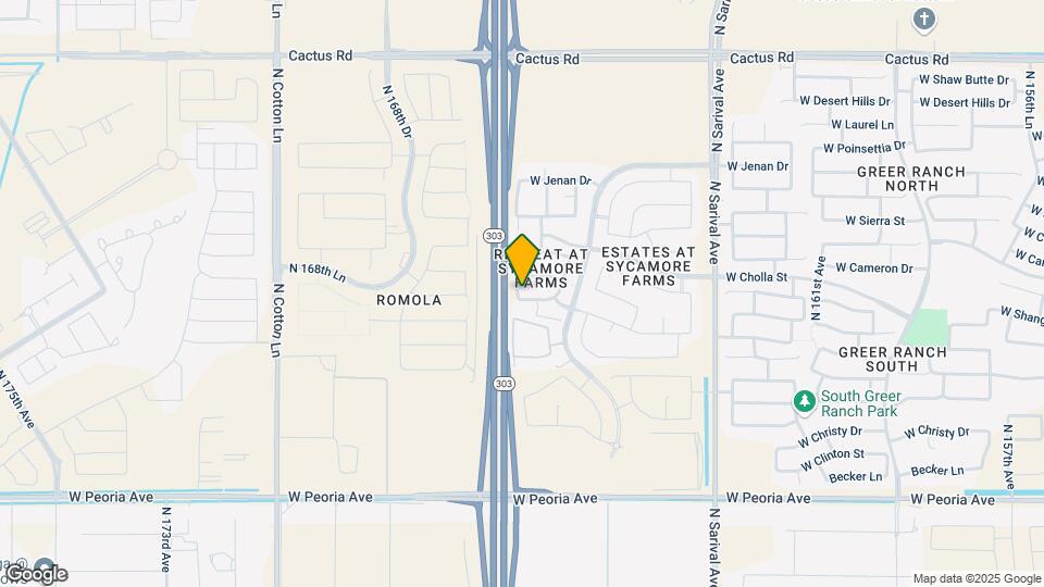 16658 W Mescal St Map and Location Details
