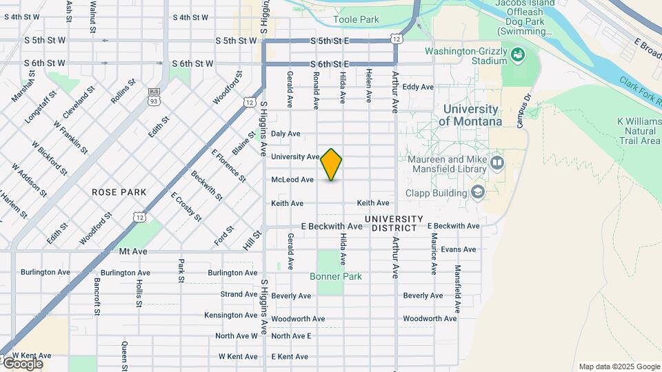 327 McLeod Ave Map and Location Details