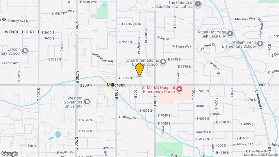 1016 E 3825 S Map and Location Details