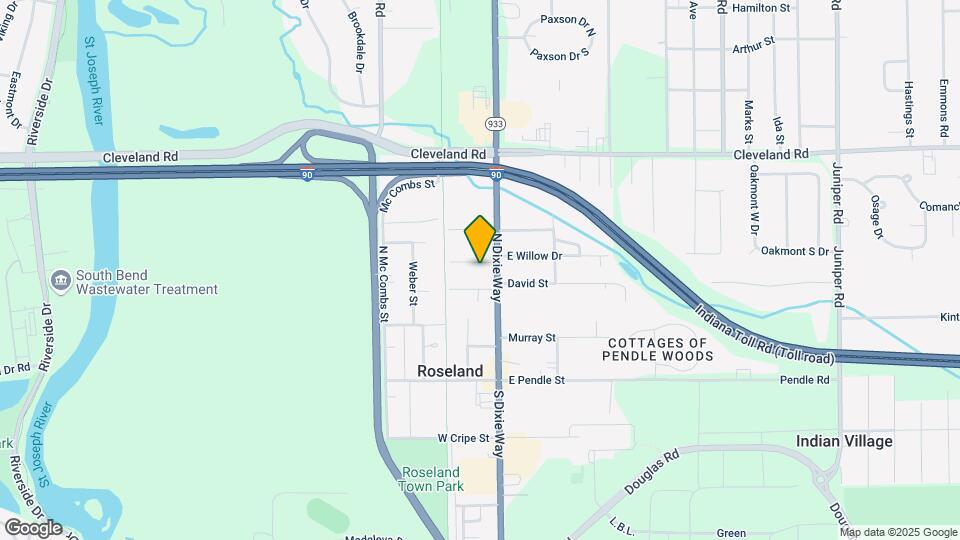110 W Willow Dr Map and Location Details