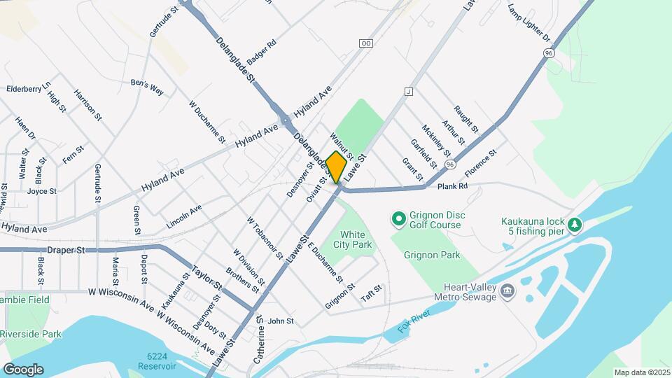 1023 Lawe St Map and Location Details