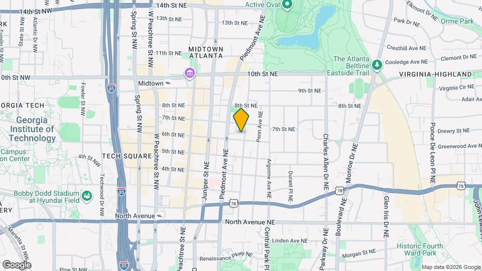 830 Myrtle St NE, Unit B Map and Location Details