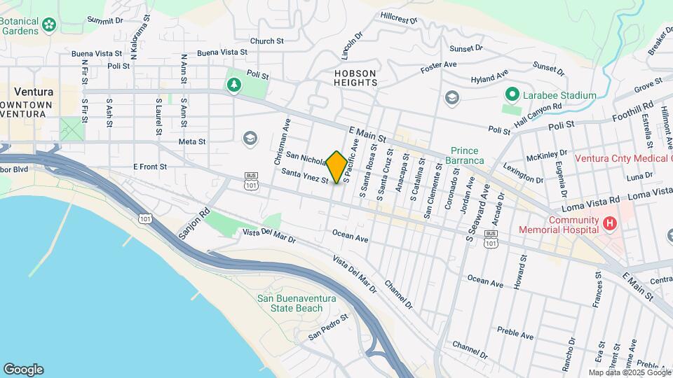 245-259 S Pacific Ave Mapa y Detalles de la Ubicación