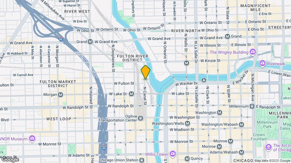 305 N Canal St Map and Location Details