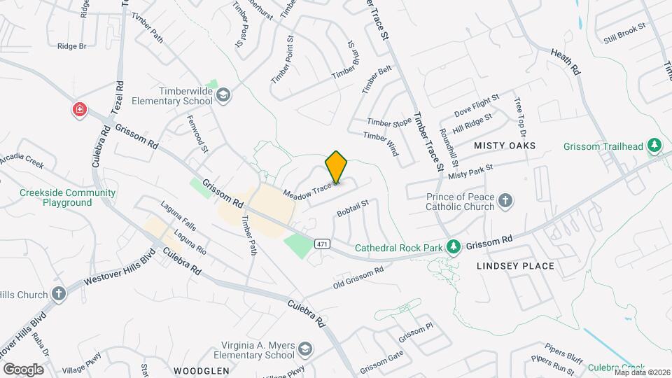 8838 Meadow Trace St Map and Location Details