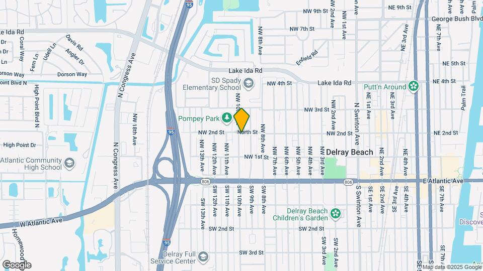 147 NW 10th Ave Map and Location Details