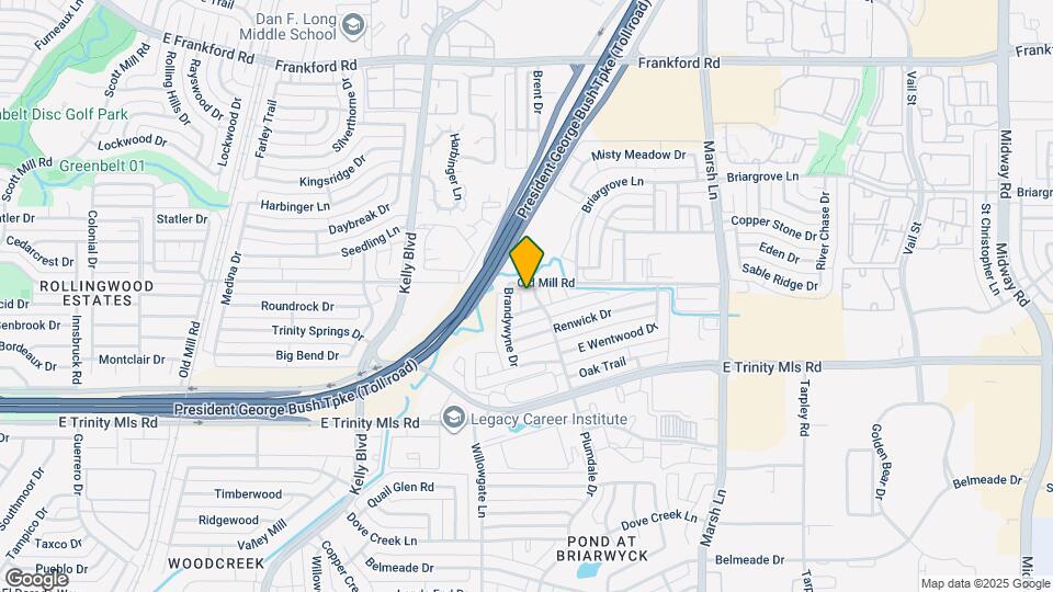 2625 Briar Hill Dr Map and Location Details