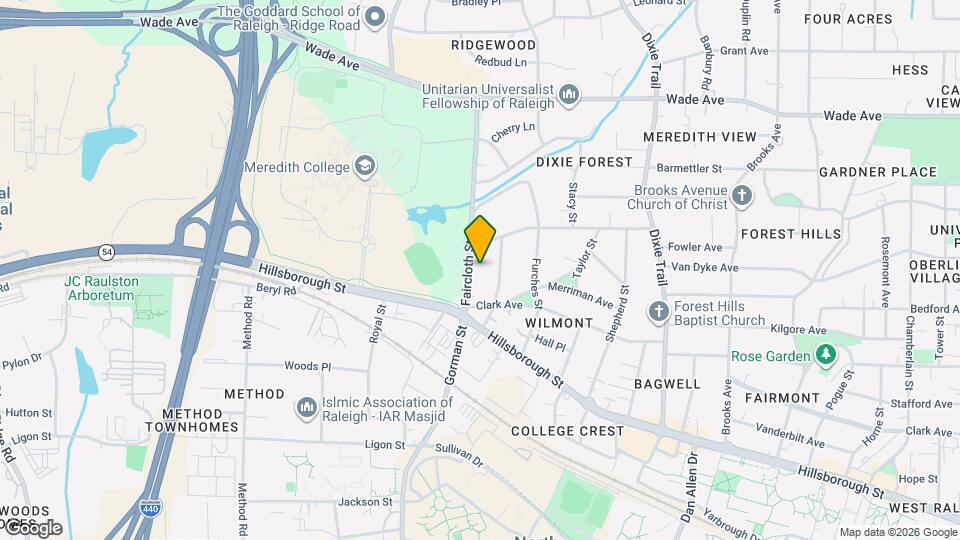 136 Faircloth St Map and Location Details