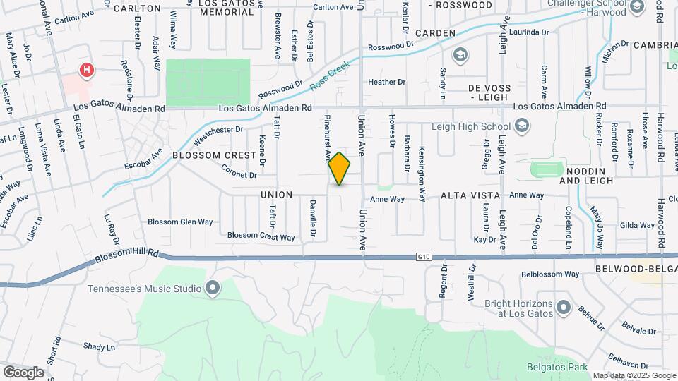 323 Blossom Valley Dr Map and Location Details