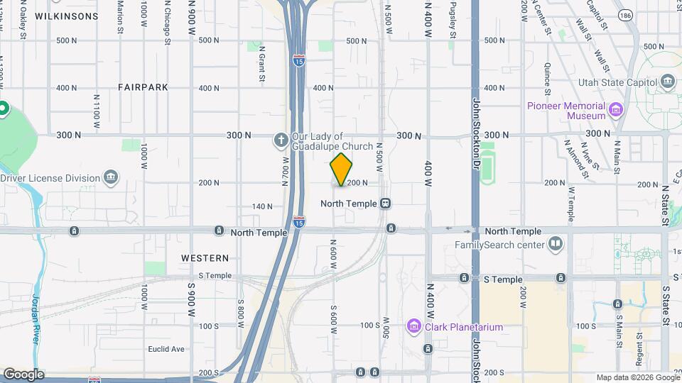 166 N 600 W Map and Location Details