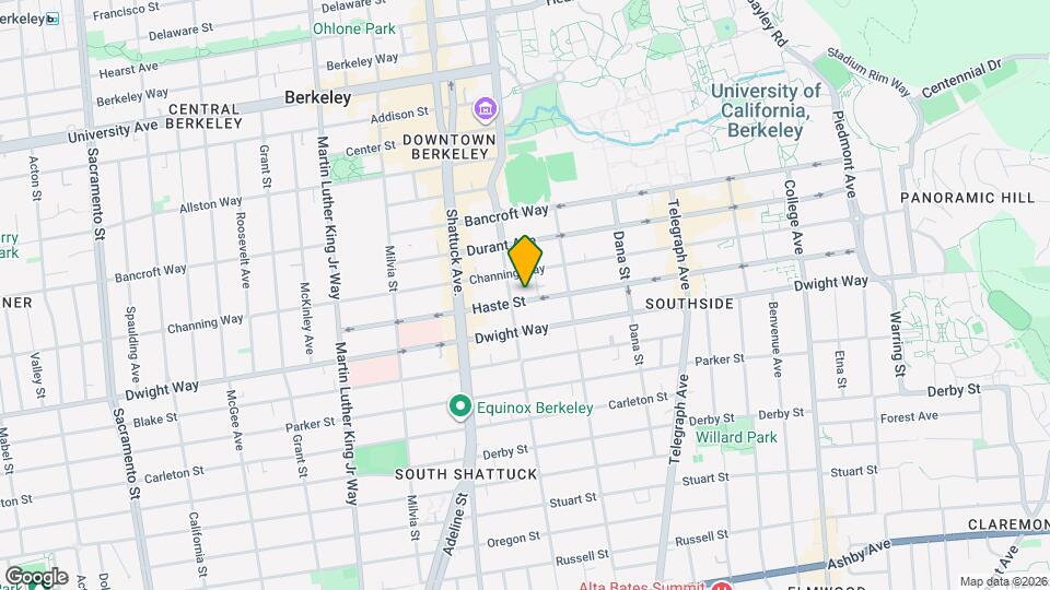 2211 Haste St Map and Location Details