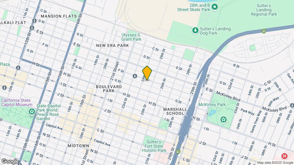 2414 F St Map and Location Details