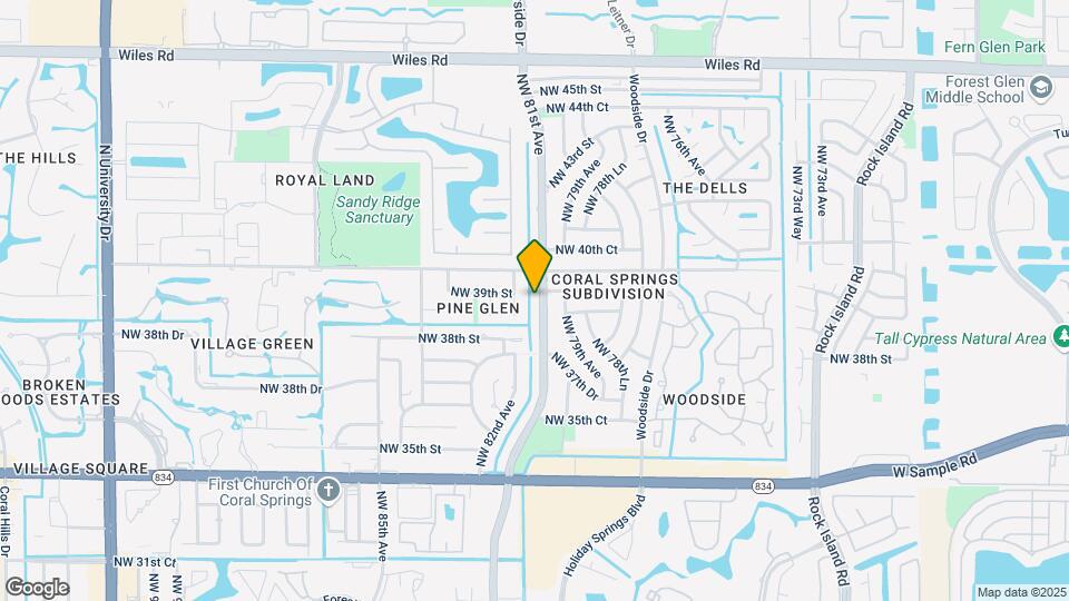 3890 Riverside Dr Map and Location Details