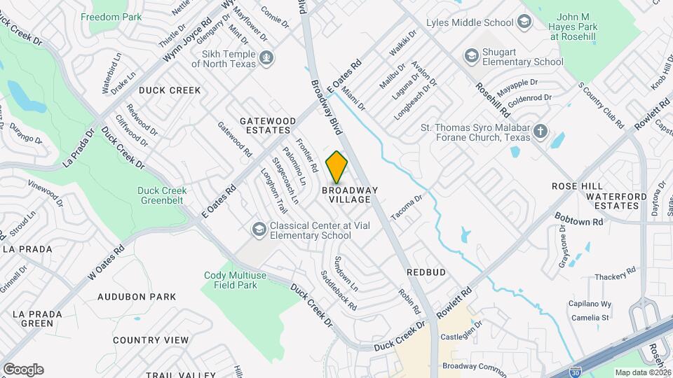 5022 Burlingame Dr Map and Location Details
