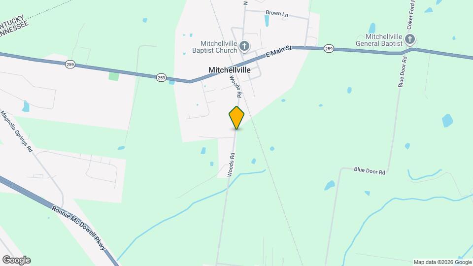 338 Woods Rd Map and Location Details