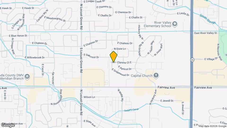 2087 E Clarene St Map and Location Details