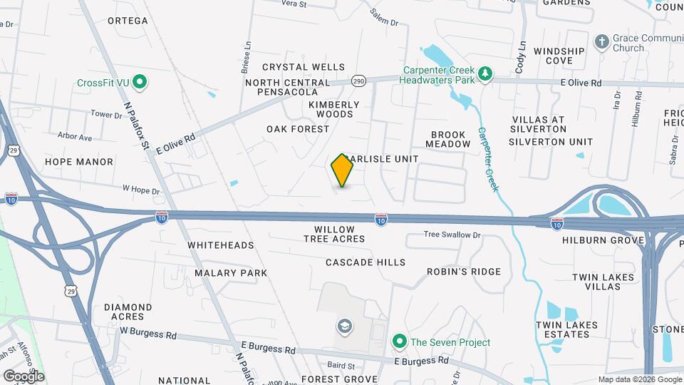405 Cornwall Cir Map and Location Details
