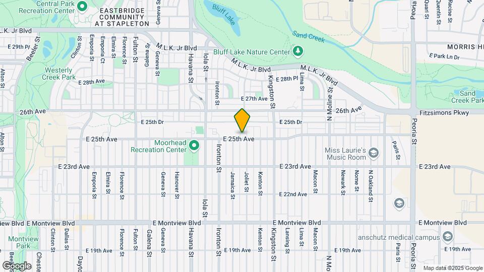 East 25th Avenue Apartments Map and Location Details