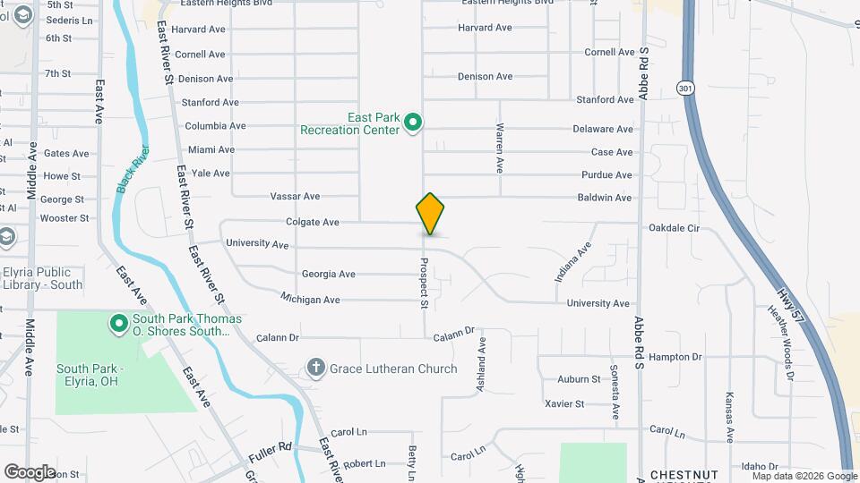 1440 Prospect St Map and Location Details