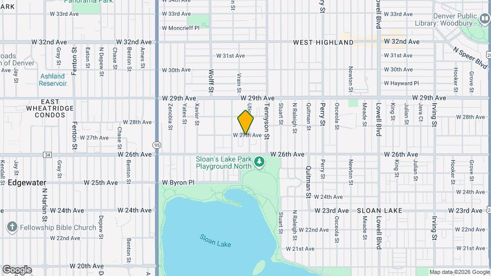 2655 Utica St Mapa y Detalles de la Ubicación