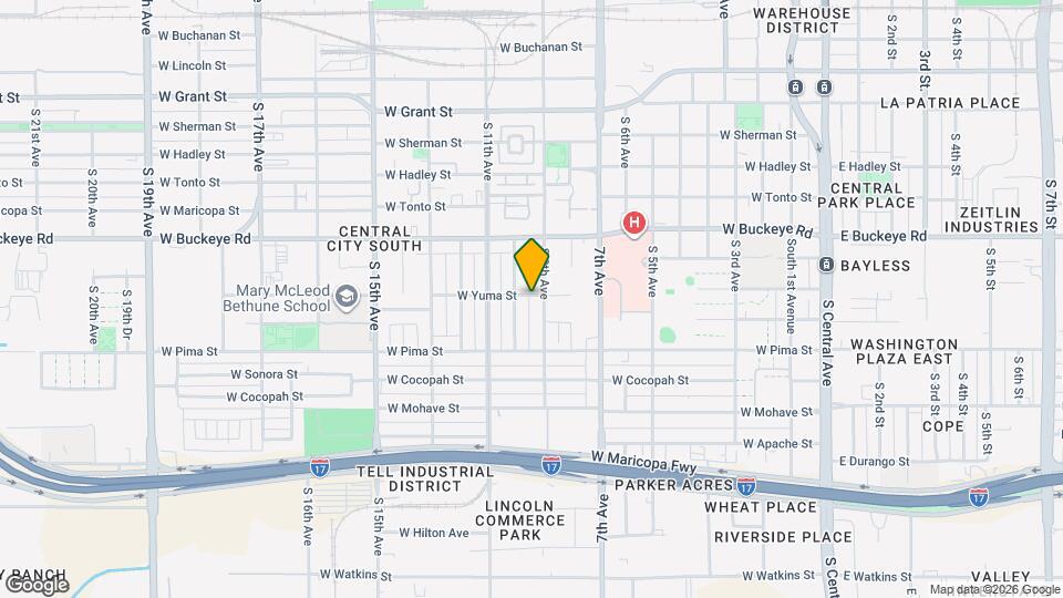903 W Yuma St Map and Location Details