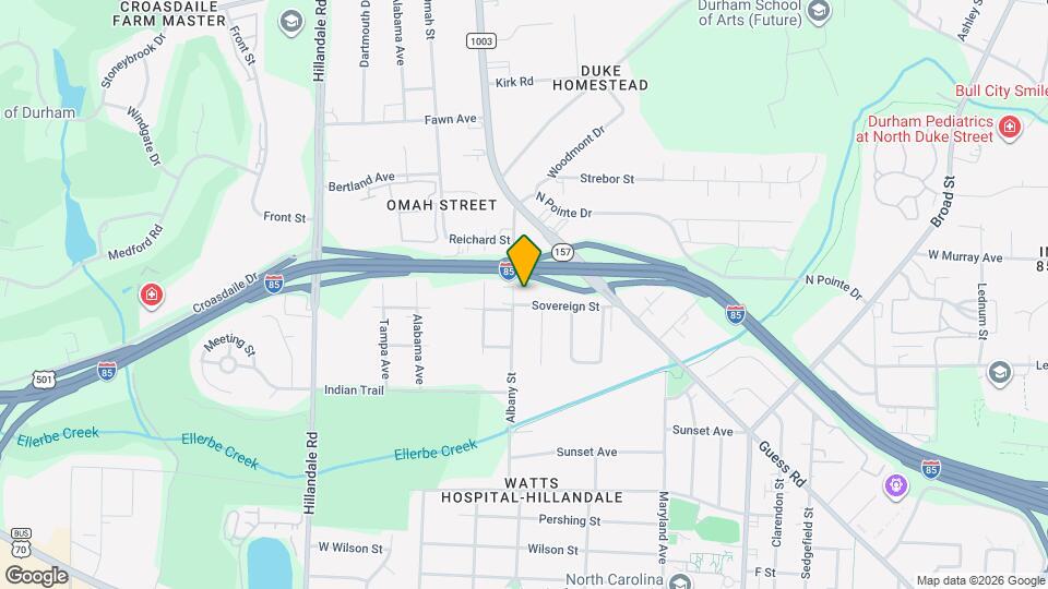 2410 Albany St Map and Location Details