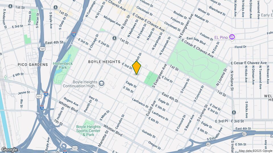 2727 E 4th St Mapa y Detalles de la Ubicación