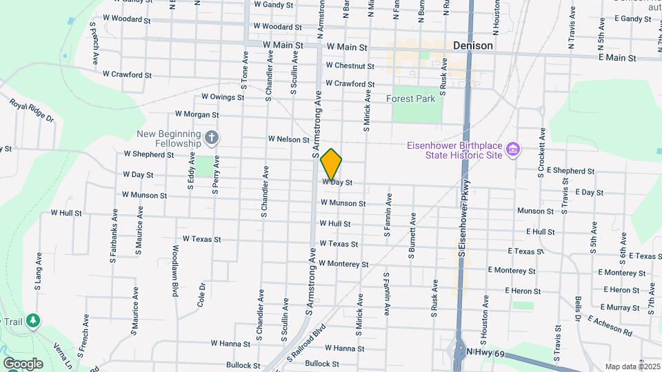 708 W Day St Mapa y Detalles de la Ubicación